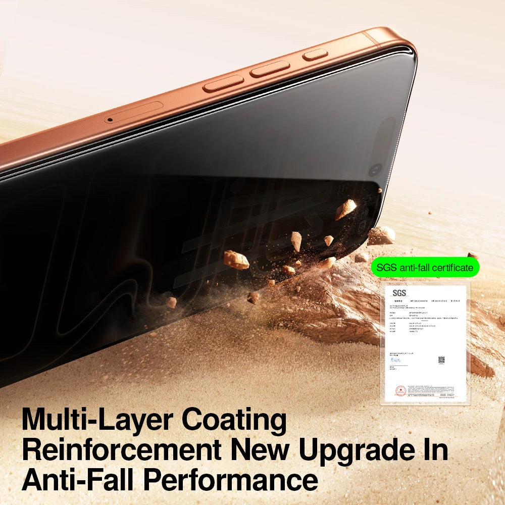 AR Privacy Displayschutz iPhone 17 Pro Max Glasfolie