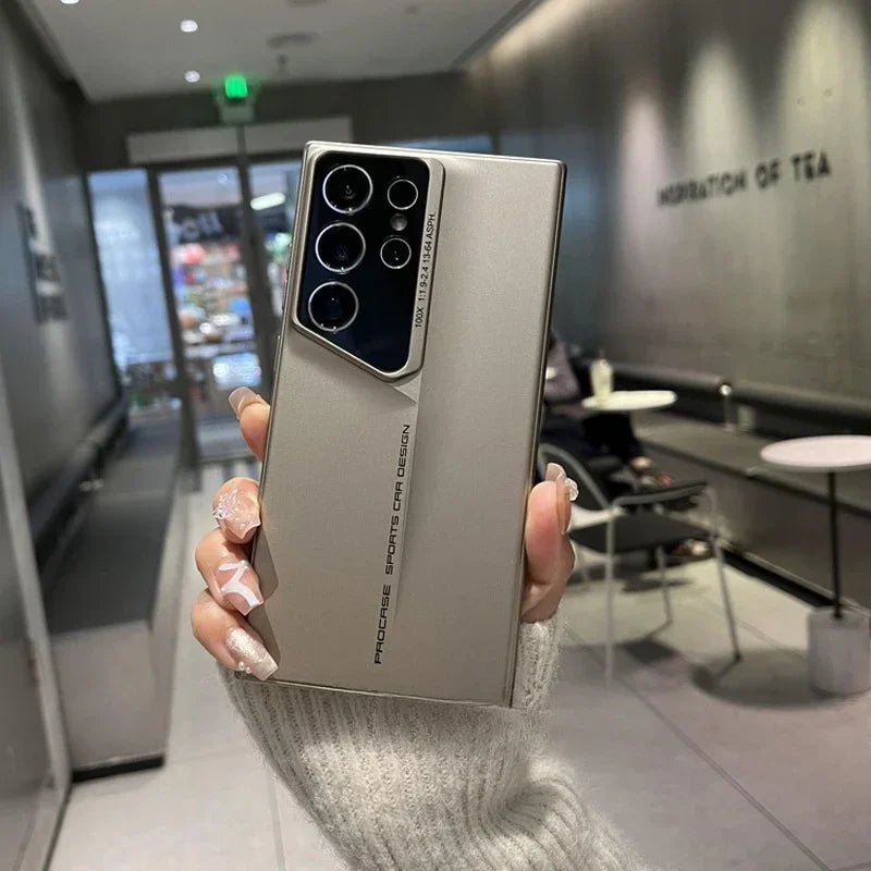 Matte Mecha Schutzhülle für Samsung Galaxy S25