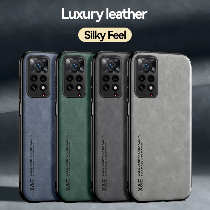 Magnetische Lederhülle für Xiaomi Redmi Serie