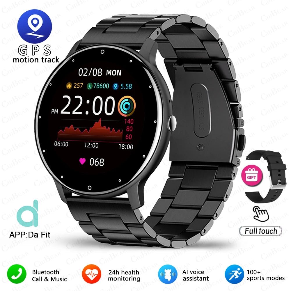 Ultraleichte Herren Smartwatch 2025 mit Bluetooth-Anruf