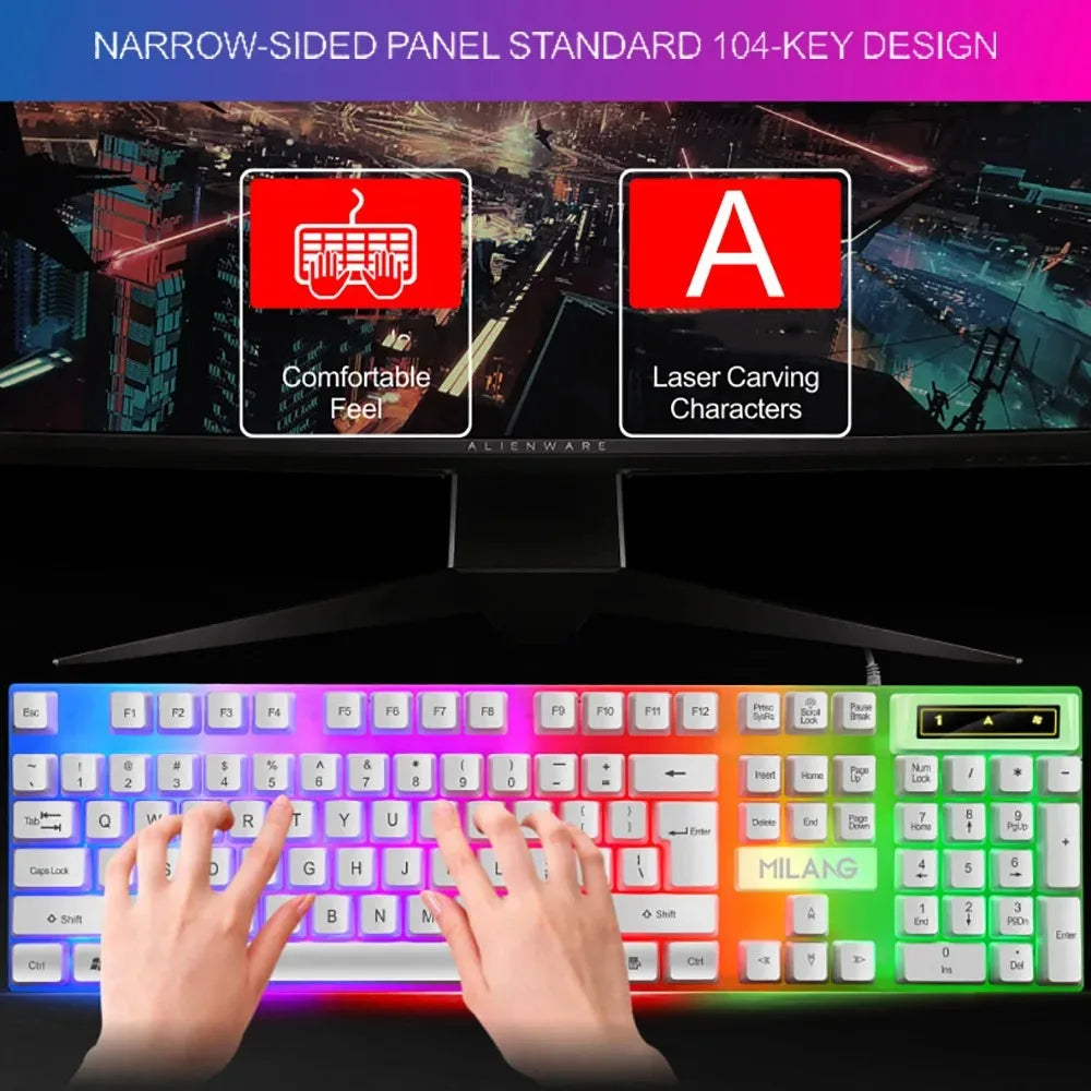 104 Tasten Gaming Tastatur