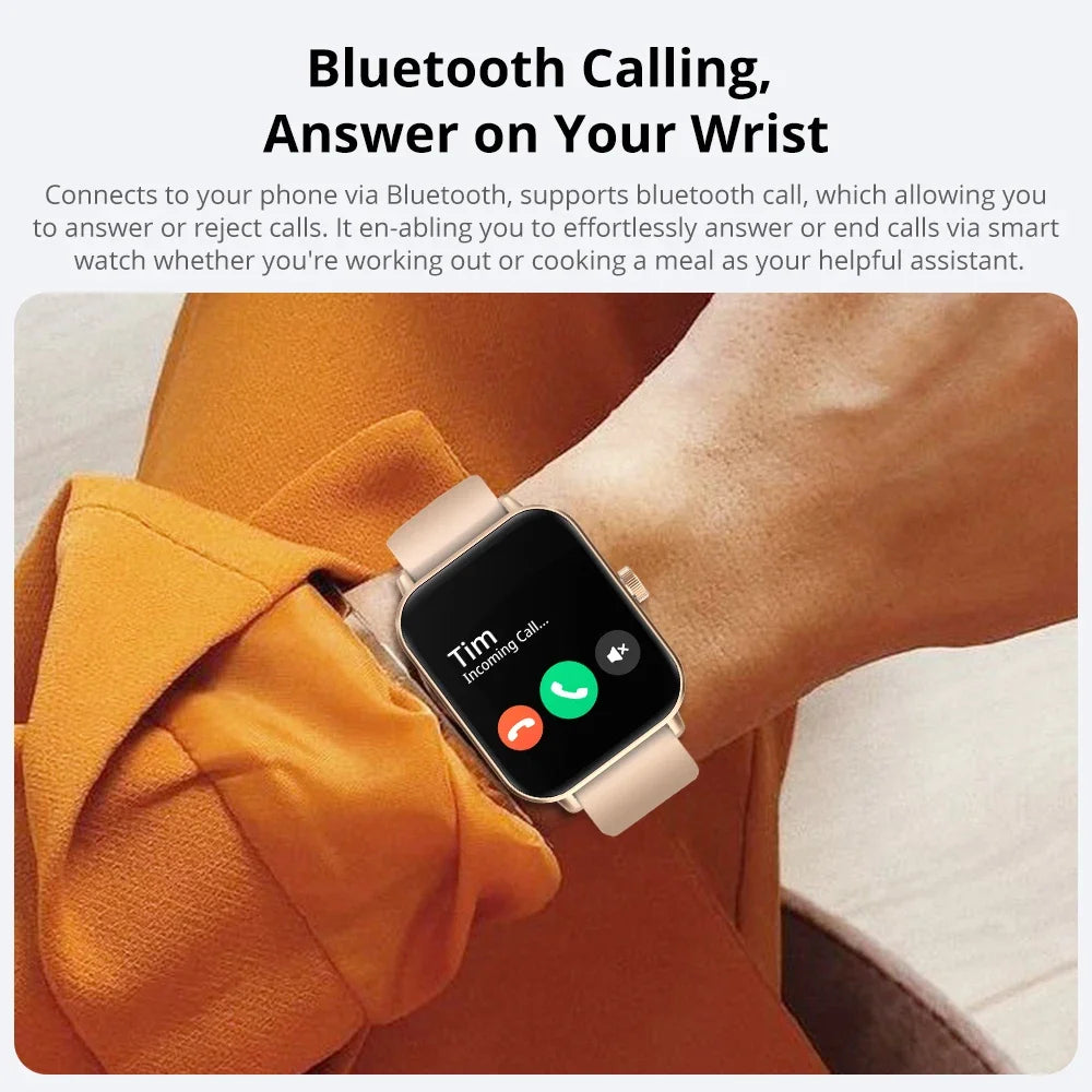 P81 Smartwatch mit Anruf & 1,9" Display