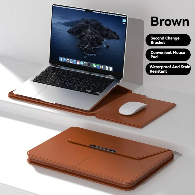 Personalisierte Leder Laptop-Hülle 13–15 Zoll