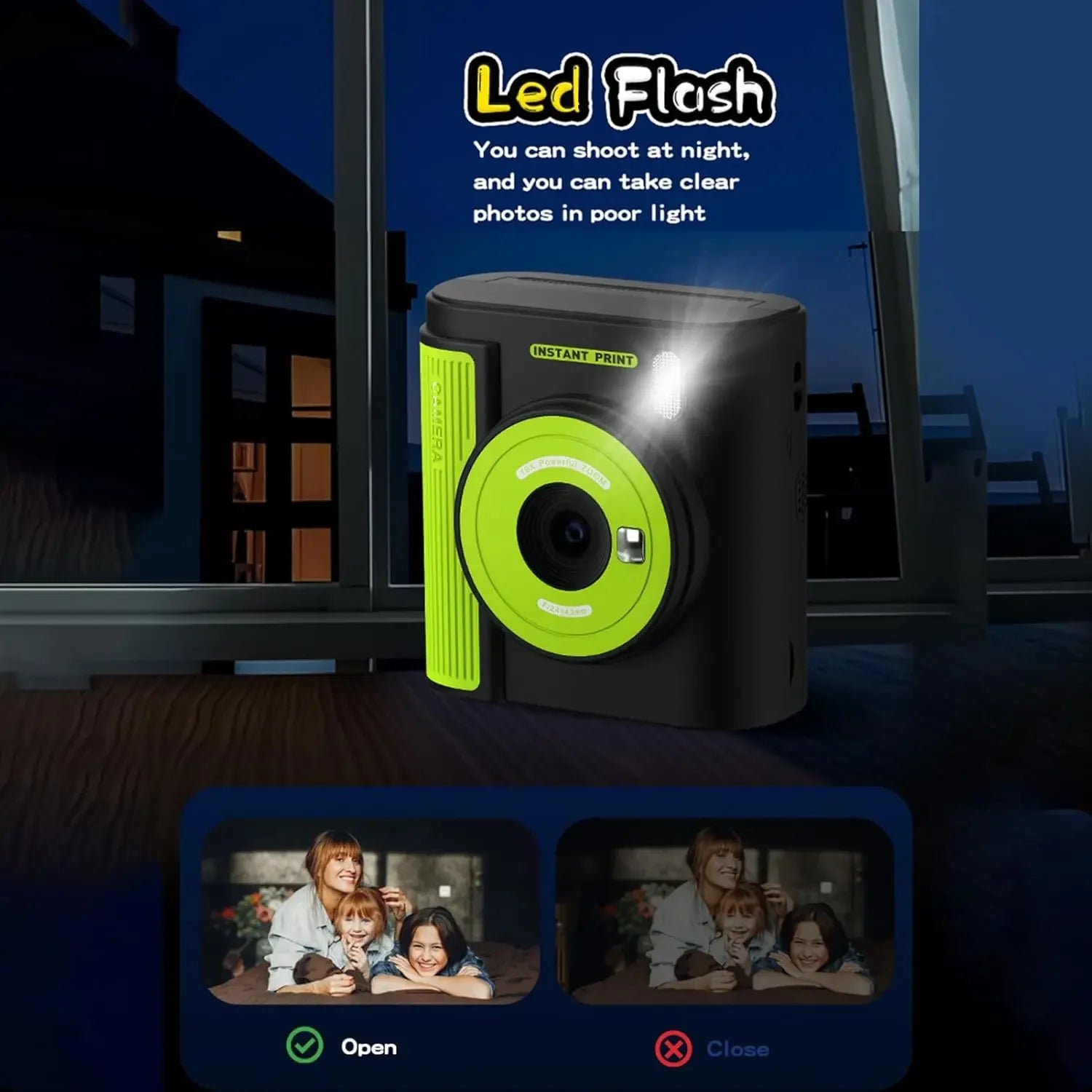 Kinder Druckkamera 32GB Thermodrucker 2-Zoll Display