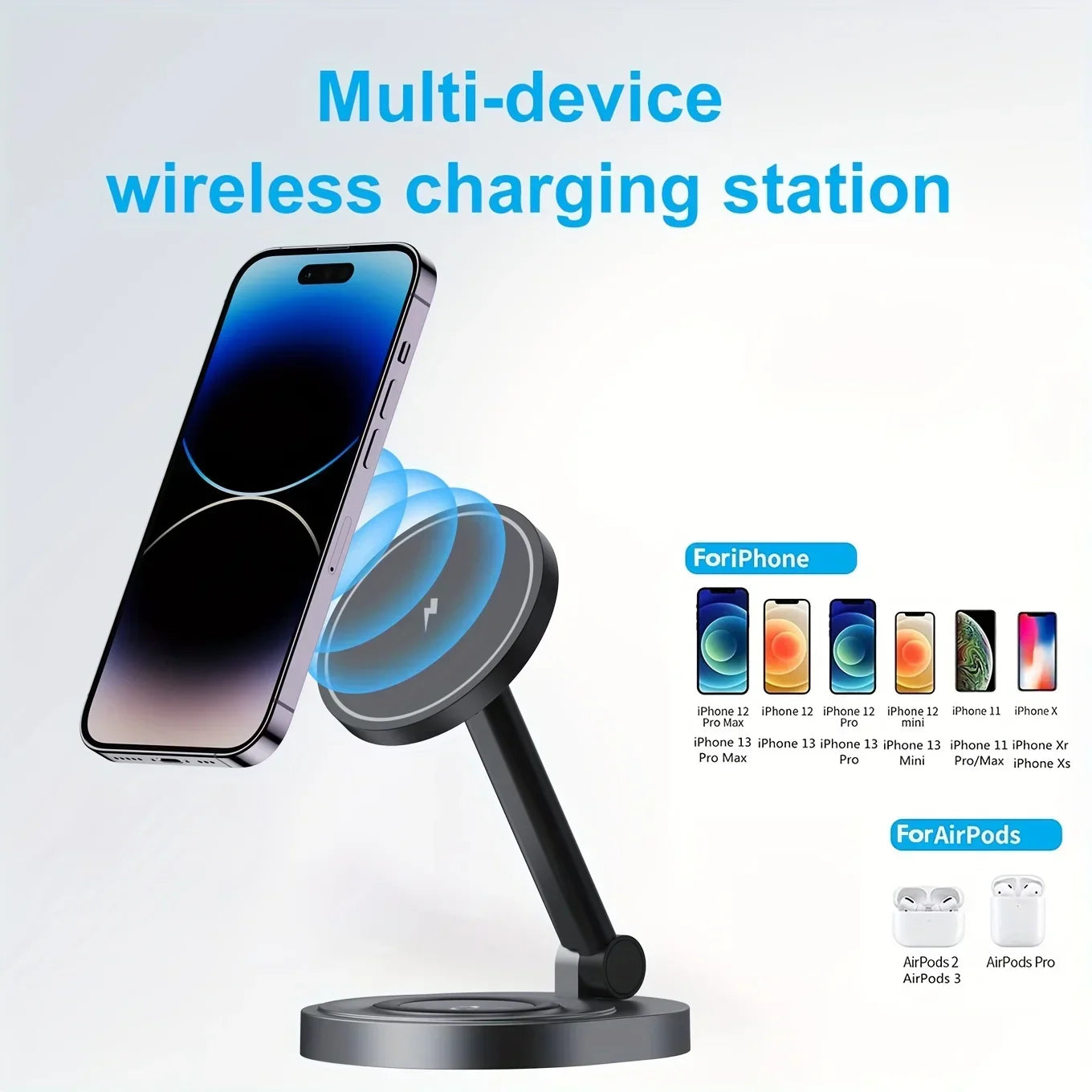3-in-1 Magnetisches Wireless Ladegerät für iPhone