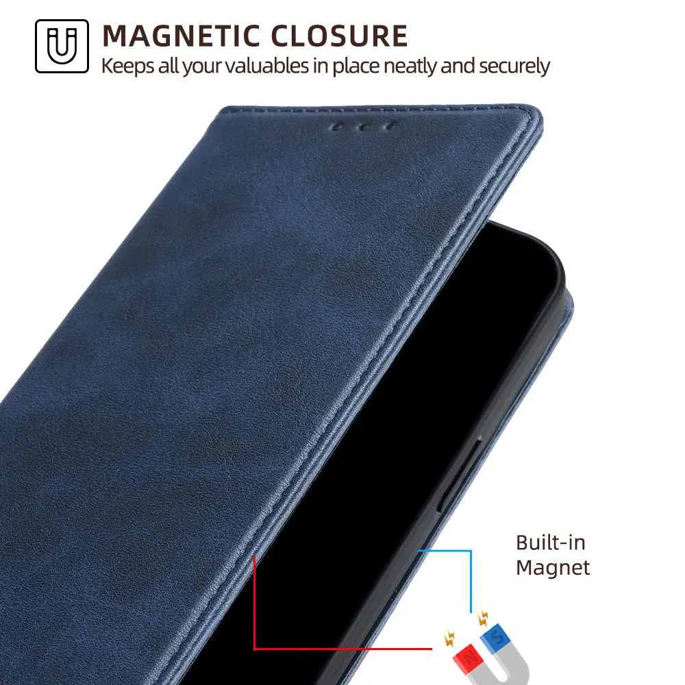Klassische Leder Brieftasche Hülle OnePlus