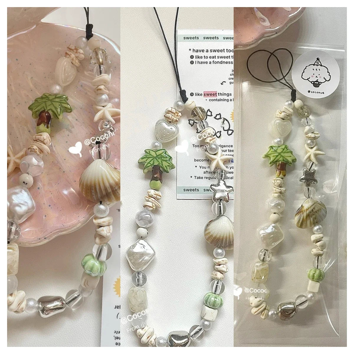 DIY Sommerstil CCD Handgelenk Kette mit Perlen