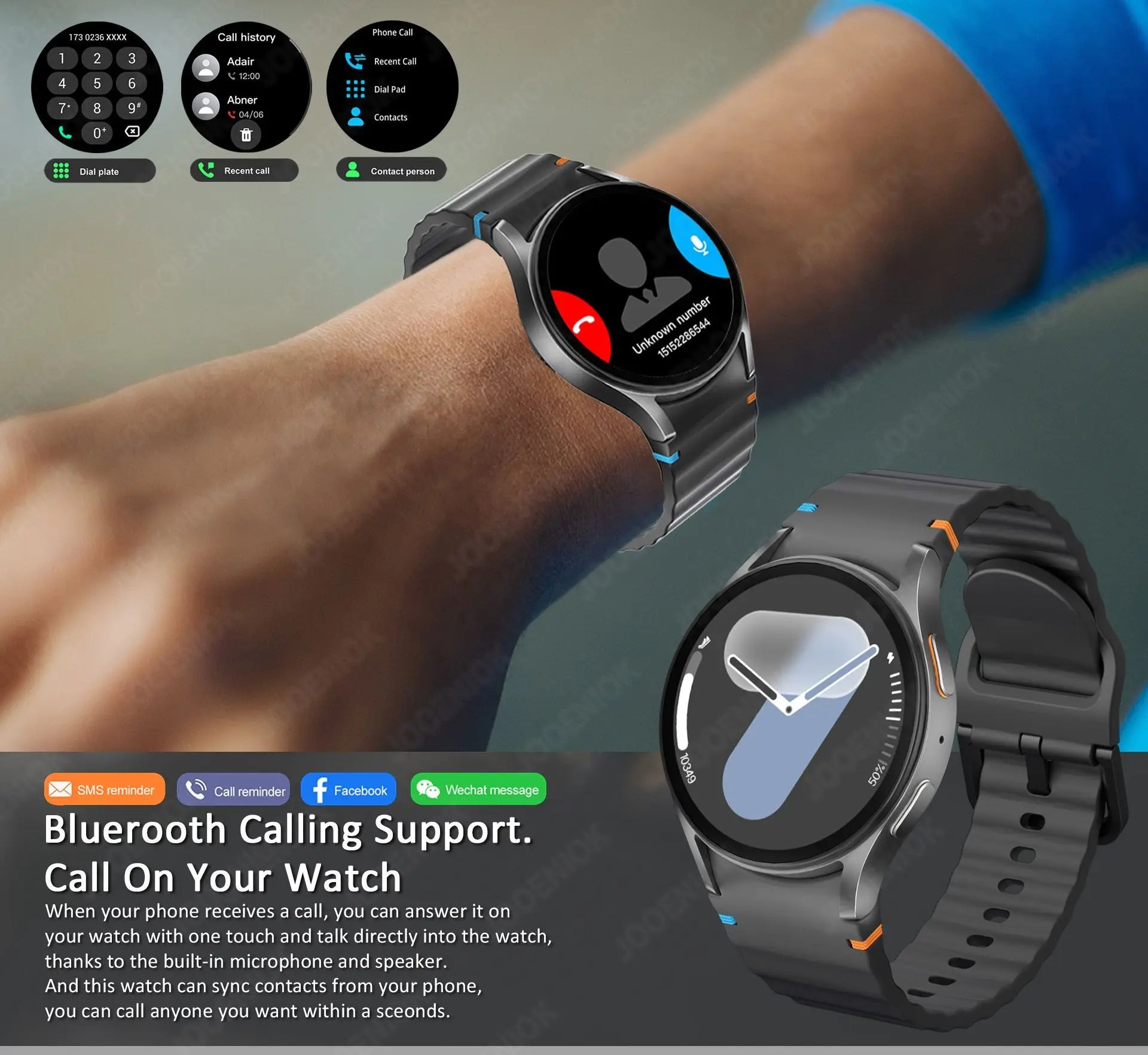 Smartwatch 7 Pro Herren mit NFC, GPS & AMOLED 2025