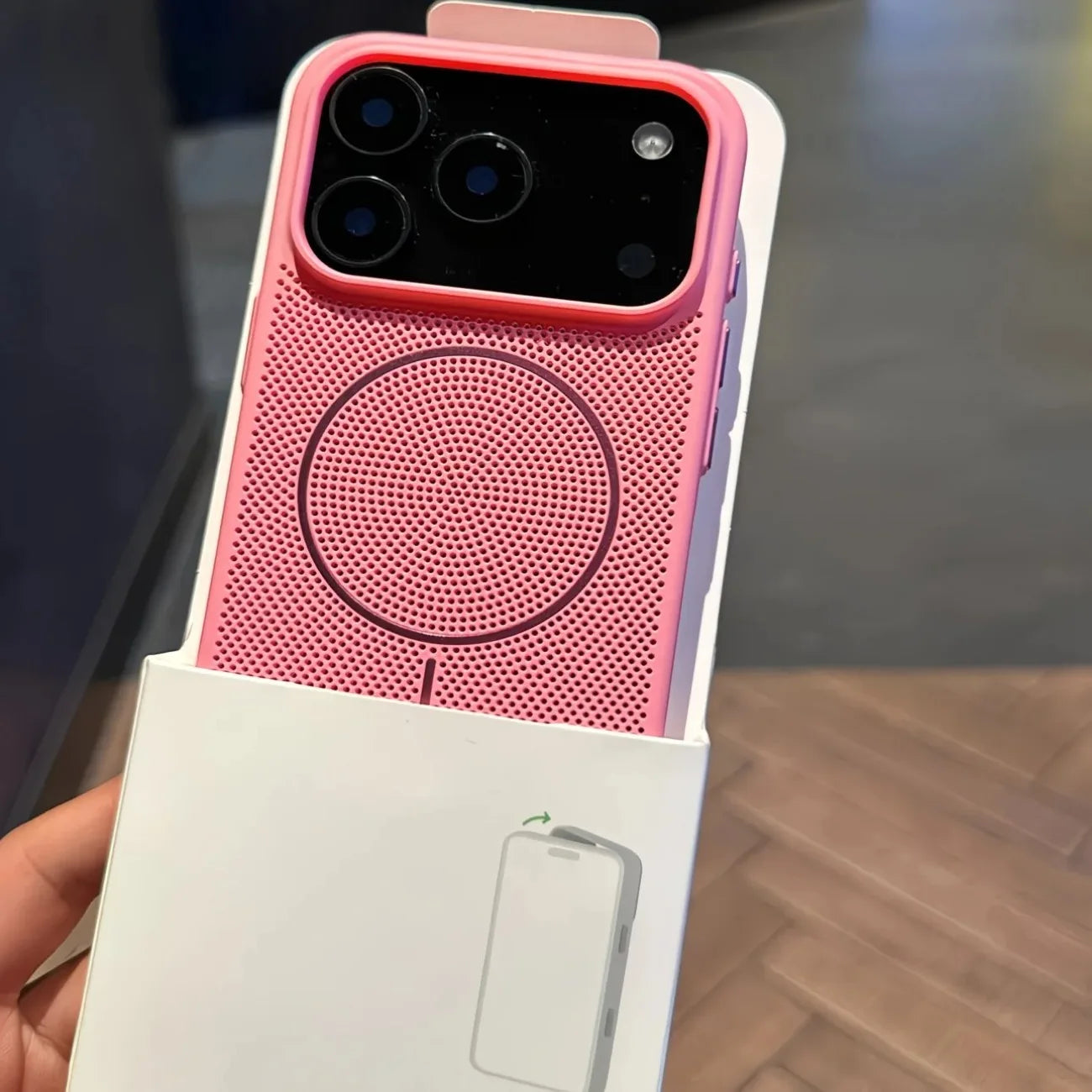 Luxus Kühl-Hardcase Magnetische Ladehülle