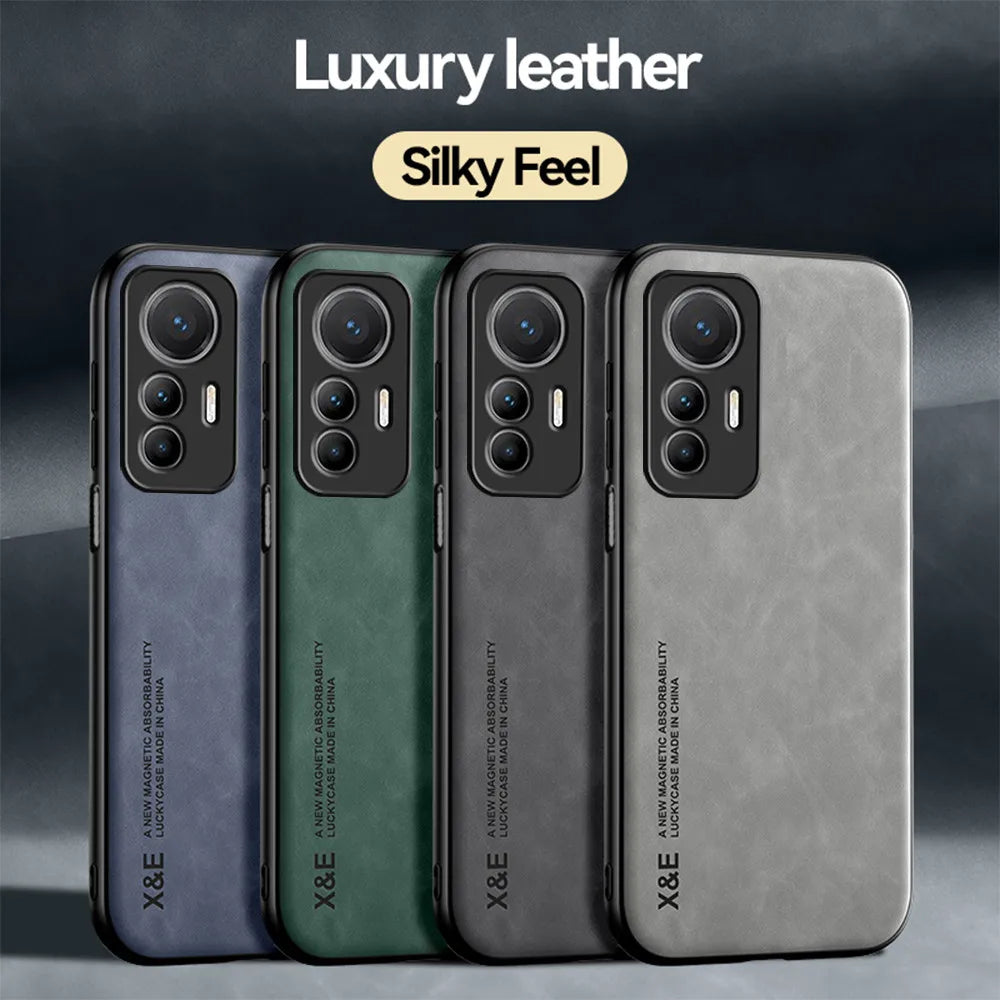Magnetische Lederhülle für Xiaomi Mi 12