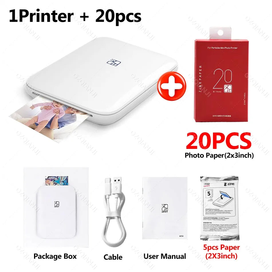 HPRT MT53 Mobile Mini Photo Printer with ZINK Technology