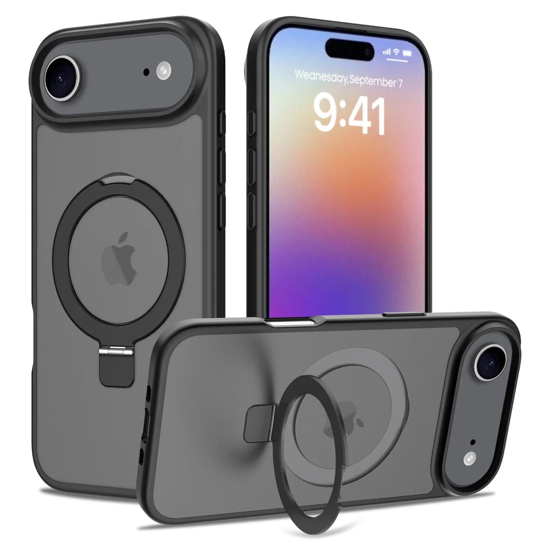 Für iPhone 17 Air – Hülle mit Ständer, MagSafe, stoßfest