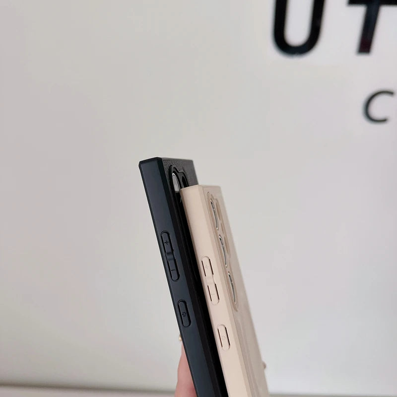 Edle Magsafe Lederhülle für Samsung Galaxy S25 S24
