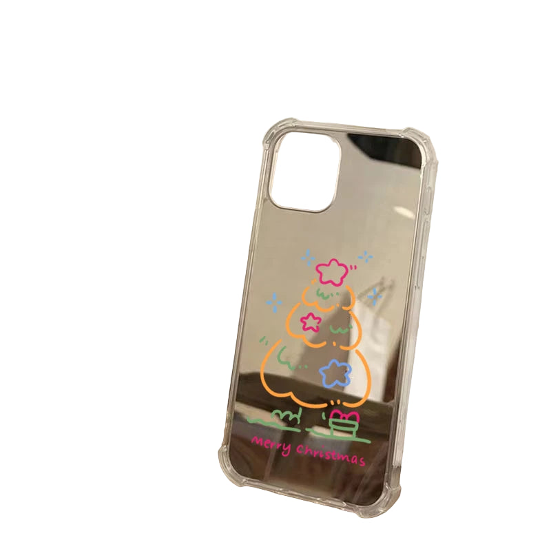 Weihnachtsbaum Stern Spiegel Handyhülle für S25