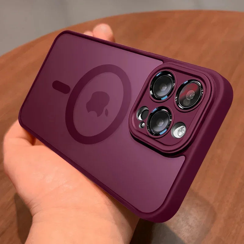 Magnetische matte Rüstungshülle für iPhone 17 Pro