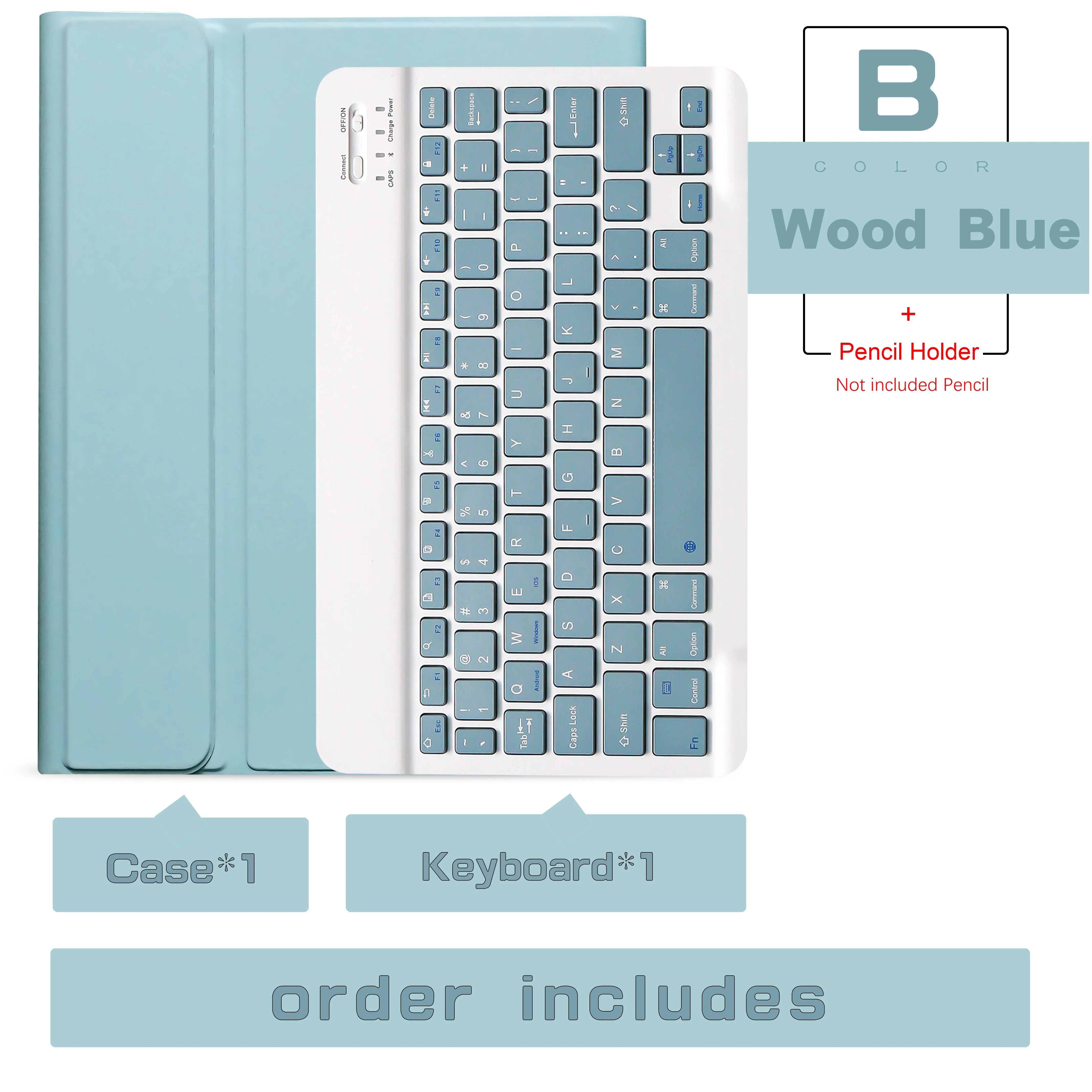 Kabellose Tastatur & Maus für iPad Hülle
