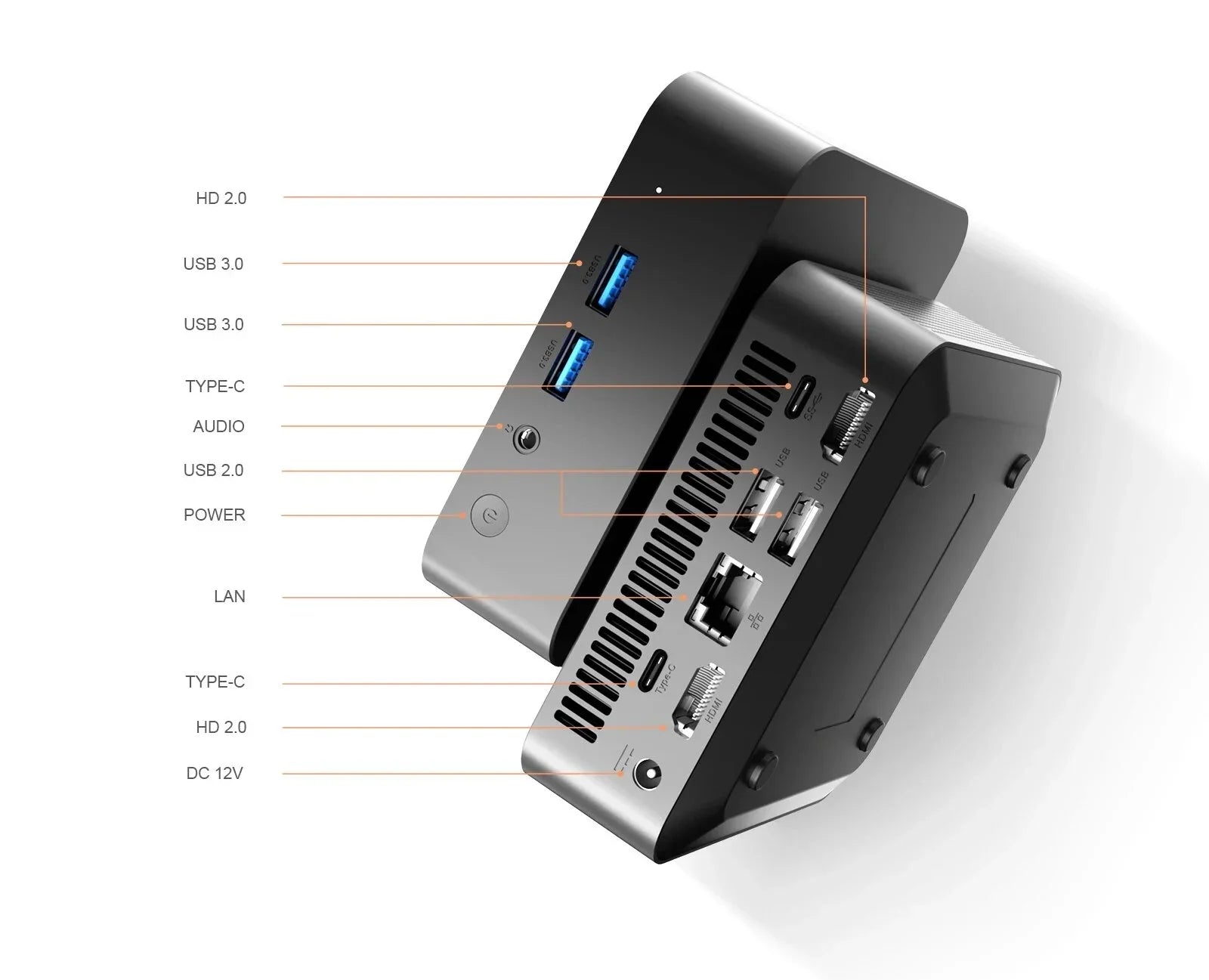 Mini PC i9 Windows 11 Pro 12GB RAM 512GB SSD WiFi 6 BT
