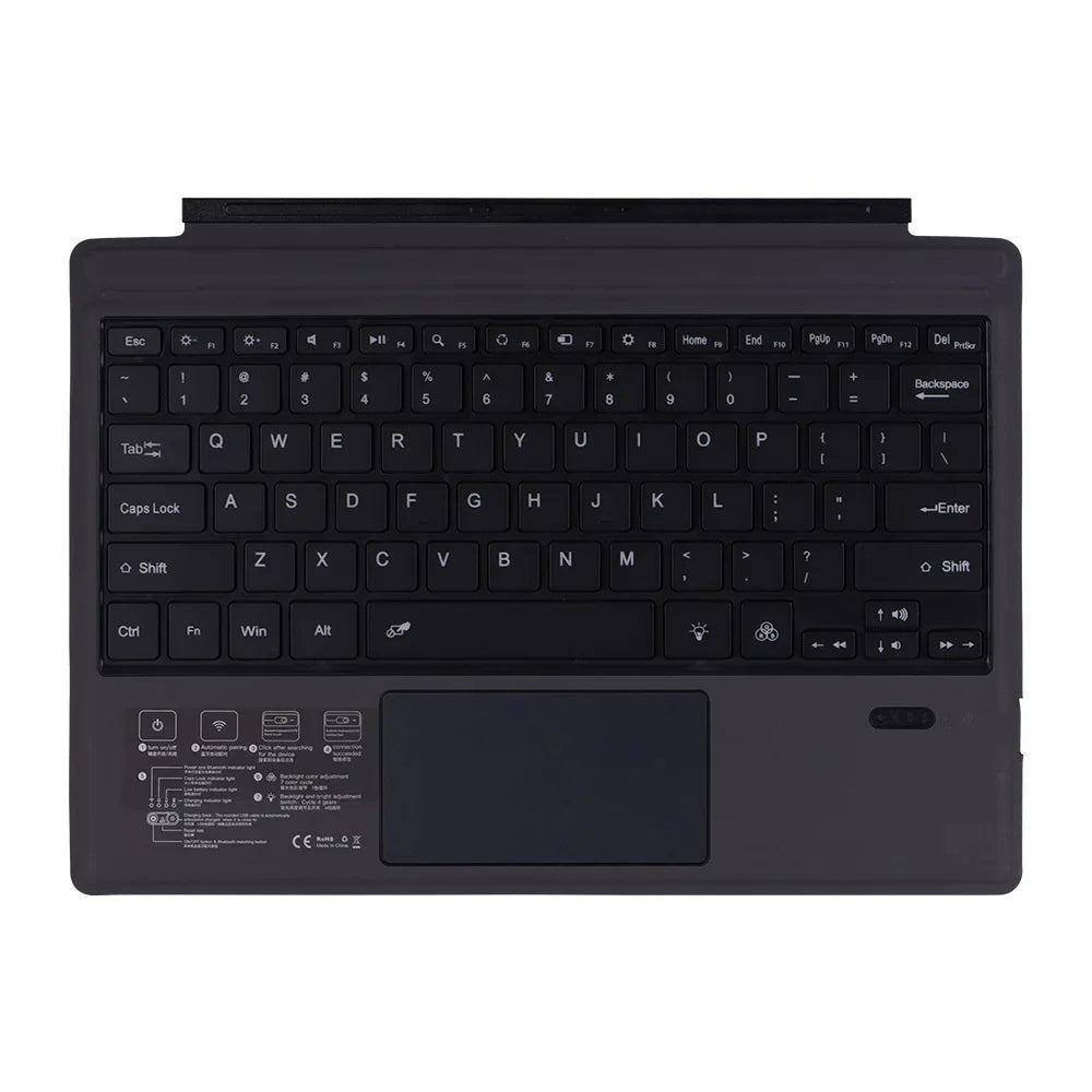 Magnetische Surface Pro Tastatur mit Beleuchtung