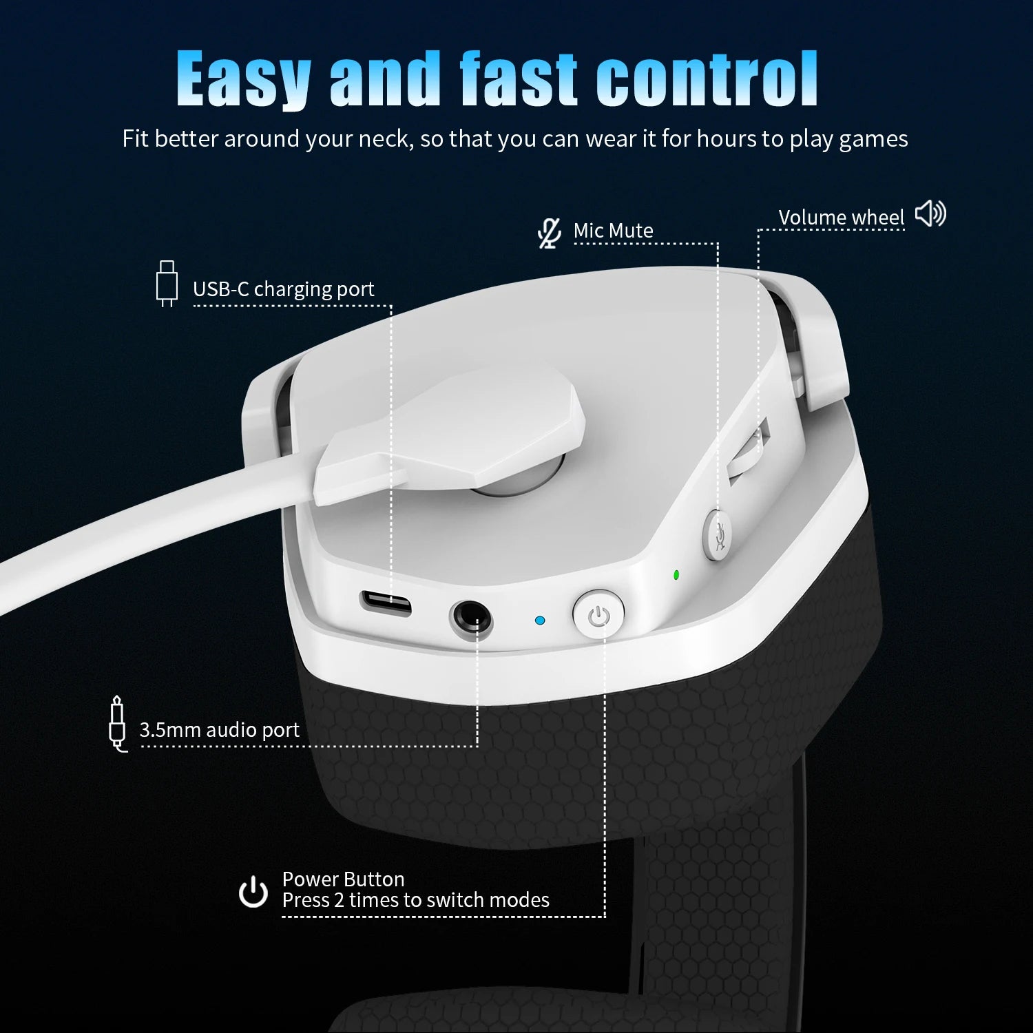 NUBWO G06 Wireless Gaming-Headset