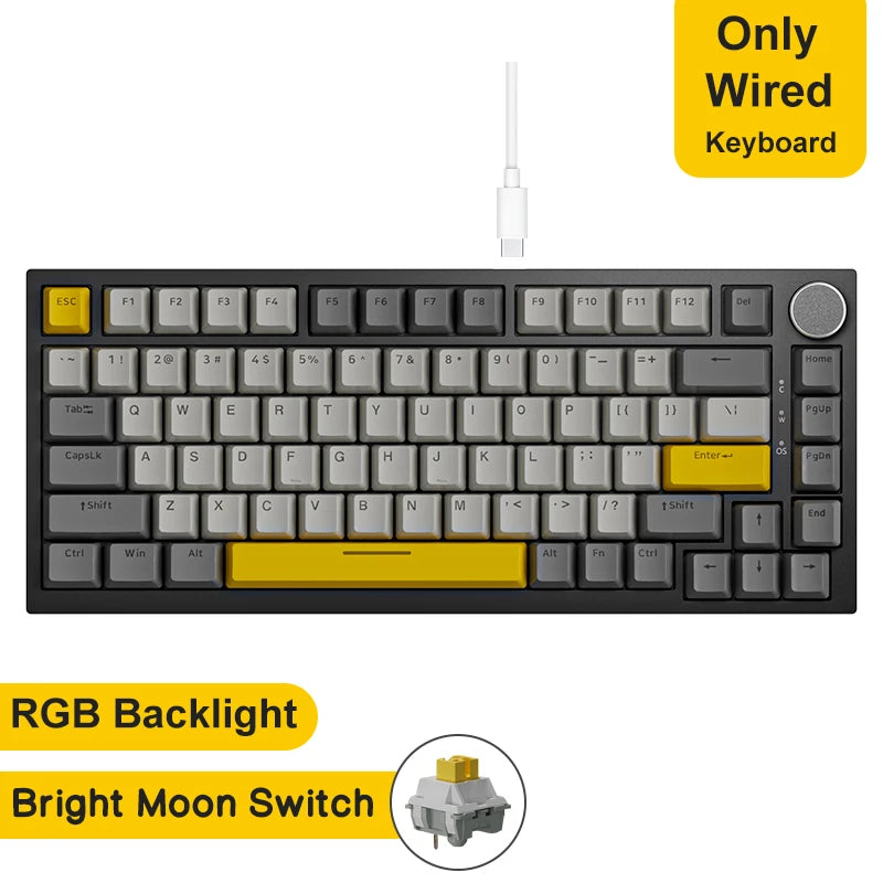 AJAZZ AK820 Pro 75 % mechanische Tastatur