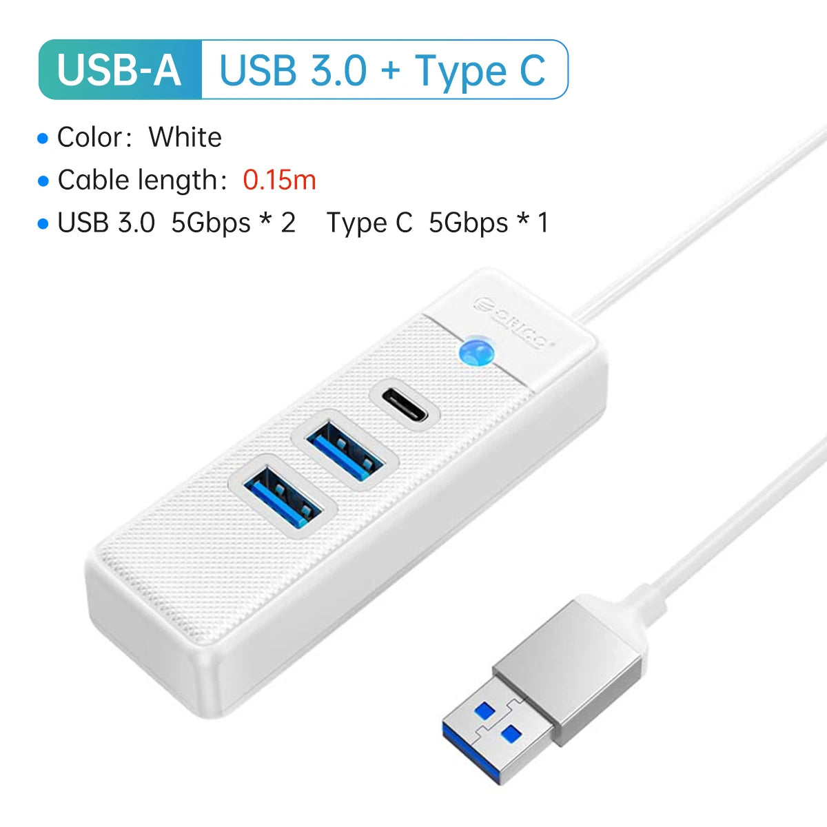 ORICO USB 3.0 HUB 4-Port Typ-C Splitter