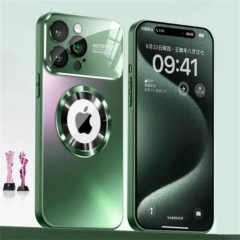 Luxus Matte Magnetische Hülle für iPhone 17