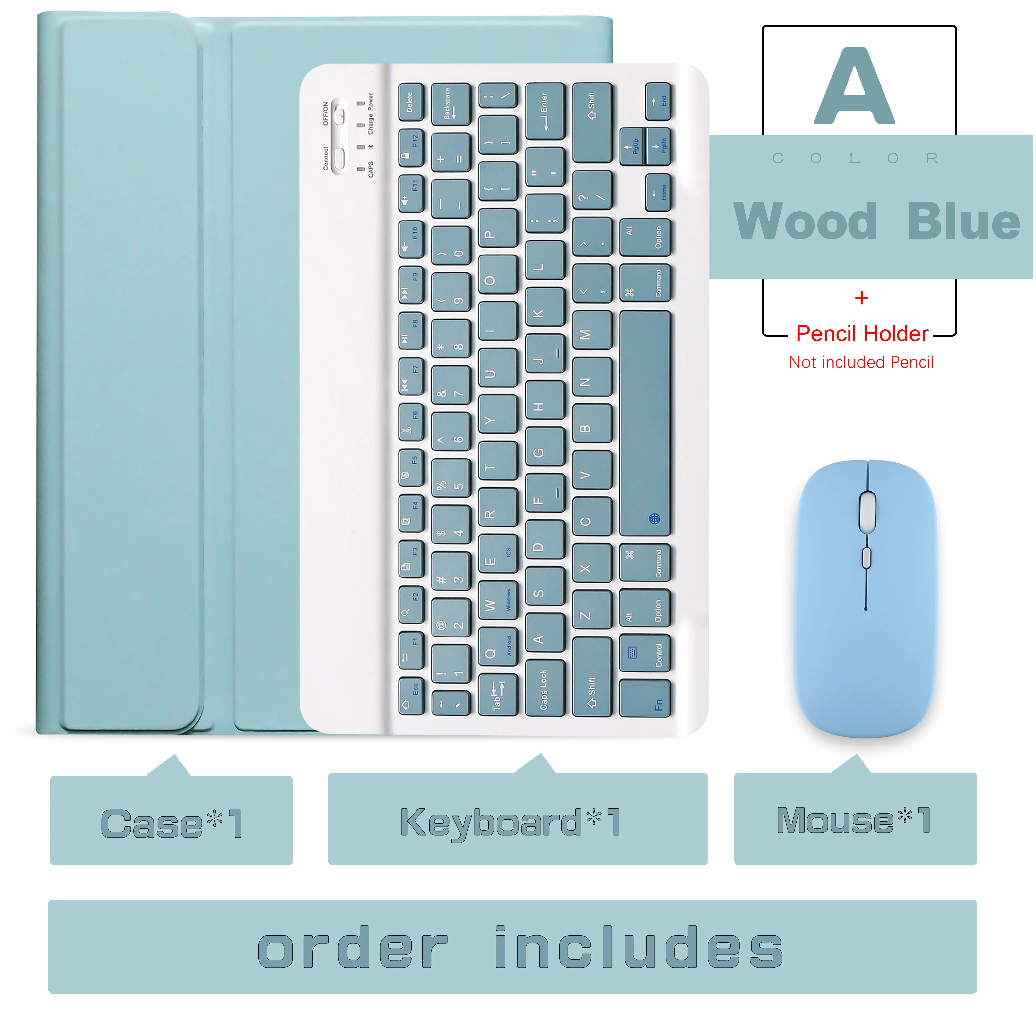 Kabellose Tastatur & Maus für iPad Hülle
