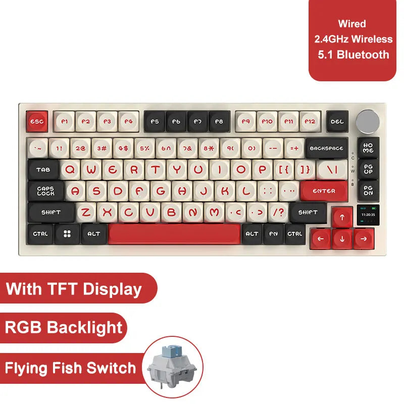 AJAZZ AK820 Pro 75 % mechanische Tastatur