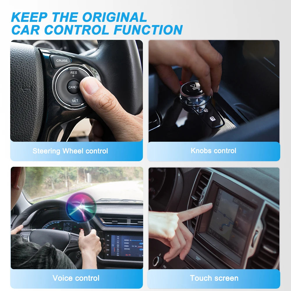 Mini 2in1 Wireless CarPlay Android Auto Adapter