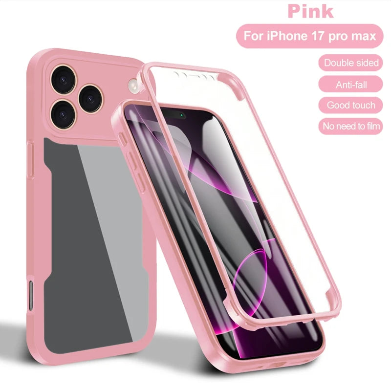 Klare 360 Ganzkörperschutzhülle für iPhone 17 Pro Max