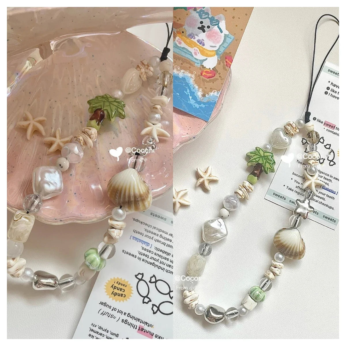 DIY Sommerstil CCD Handgelenk Kette mit Perlen