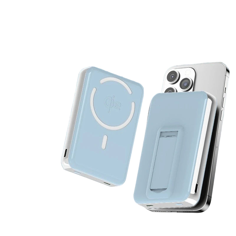 10000mAh Qi2 Power Bank with Stand for iPhone