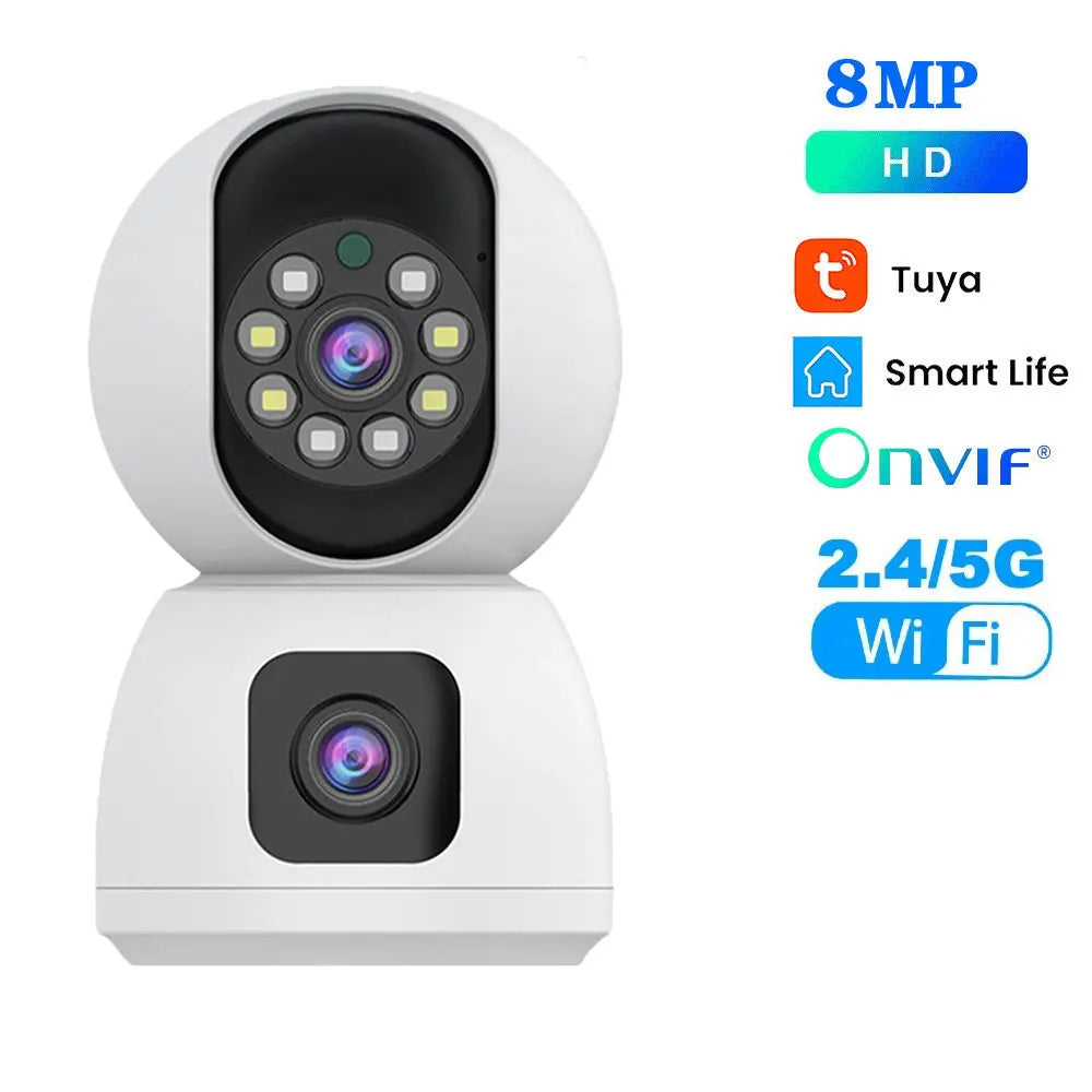 4K Dual-Objektiv WLAN-Kamera mit Auto-Tracking