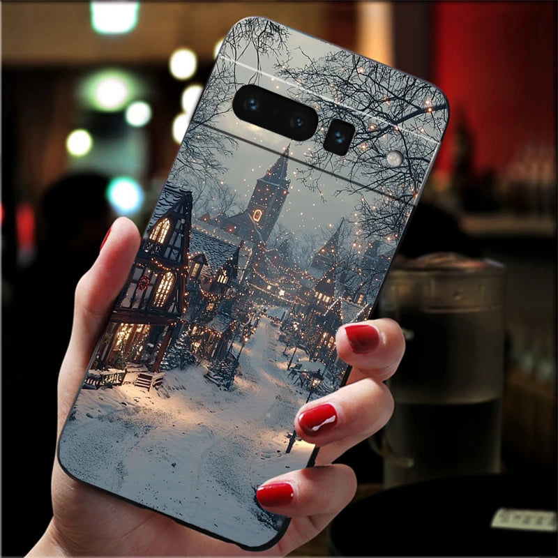 Soft silicone case for Google Pixel 9 and Pixel 10 – Semi-wrapped