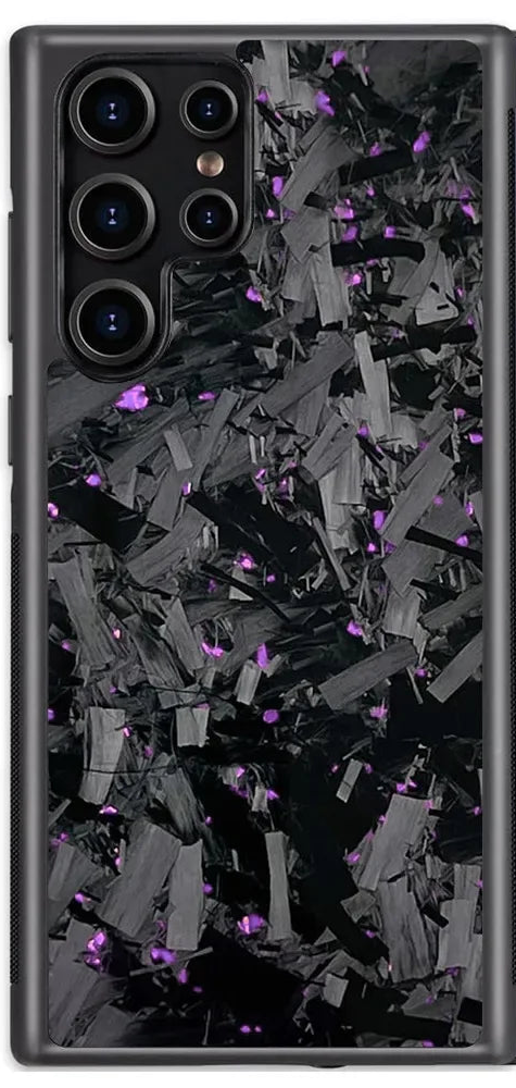 Magnetic Carbon Fiber Case for Samsung S25