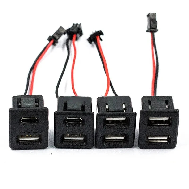 Doppelschicht USB Typ-C Ladebuchse
