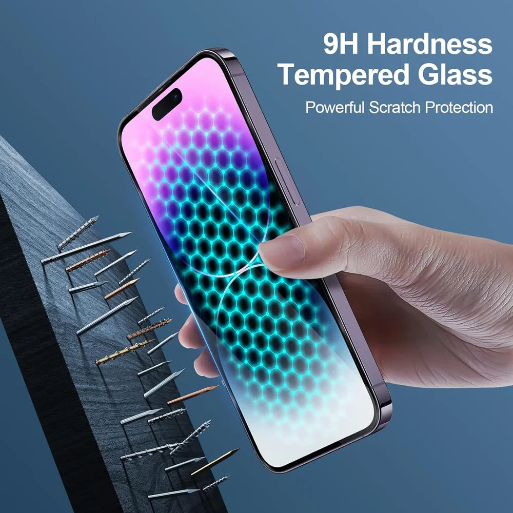 HD iPhone Schutzglas & Kamerafolie
