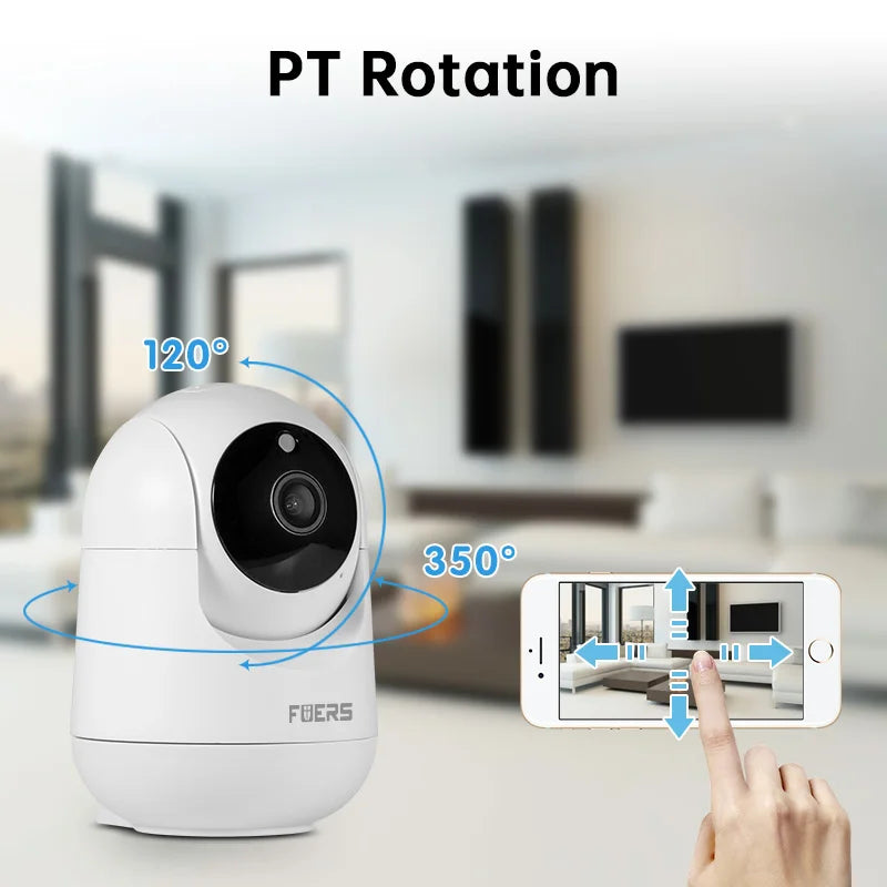 5MP WiFi IP camera with AI and baby monitor