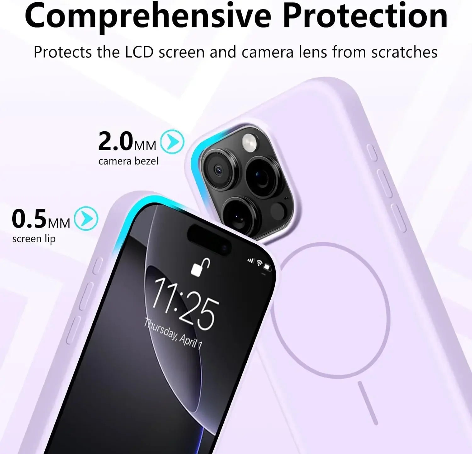 Magnetische iPhone Silikonhülle mit Band