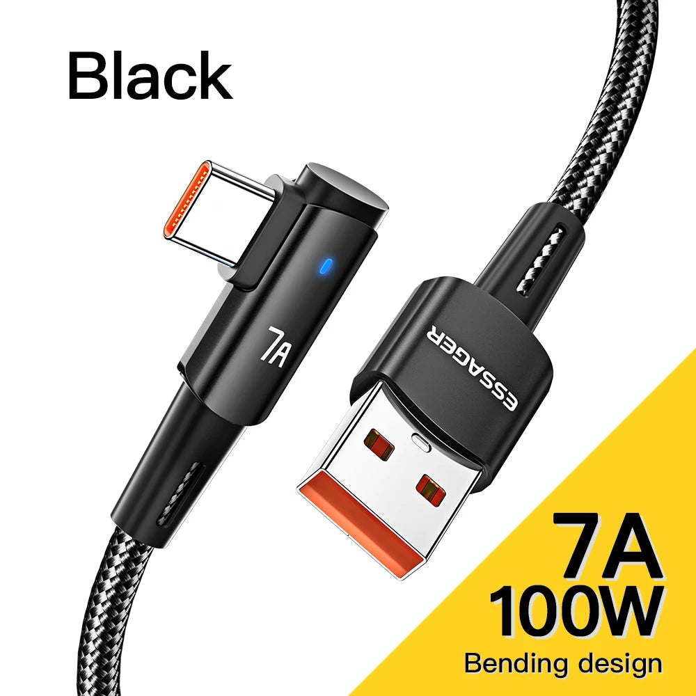 Essager 100 W USB‑C Kabel mit Winkel