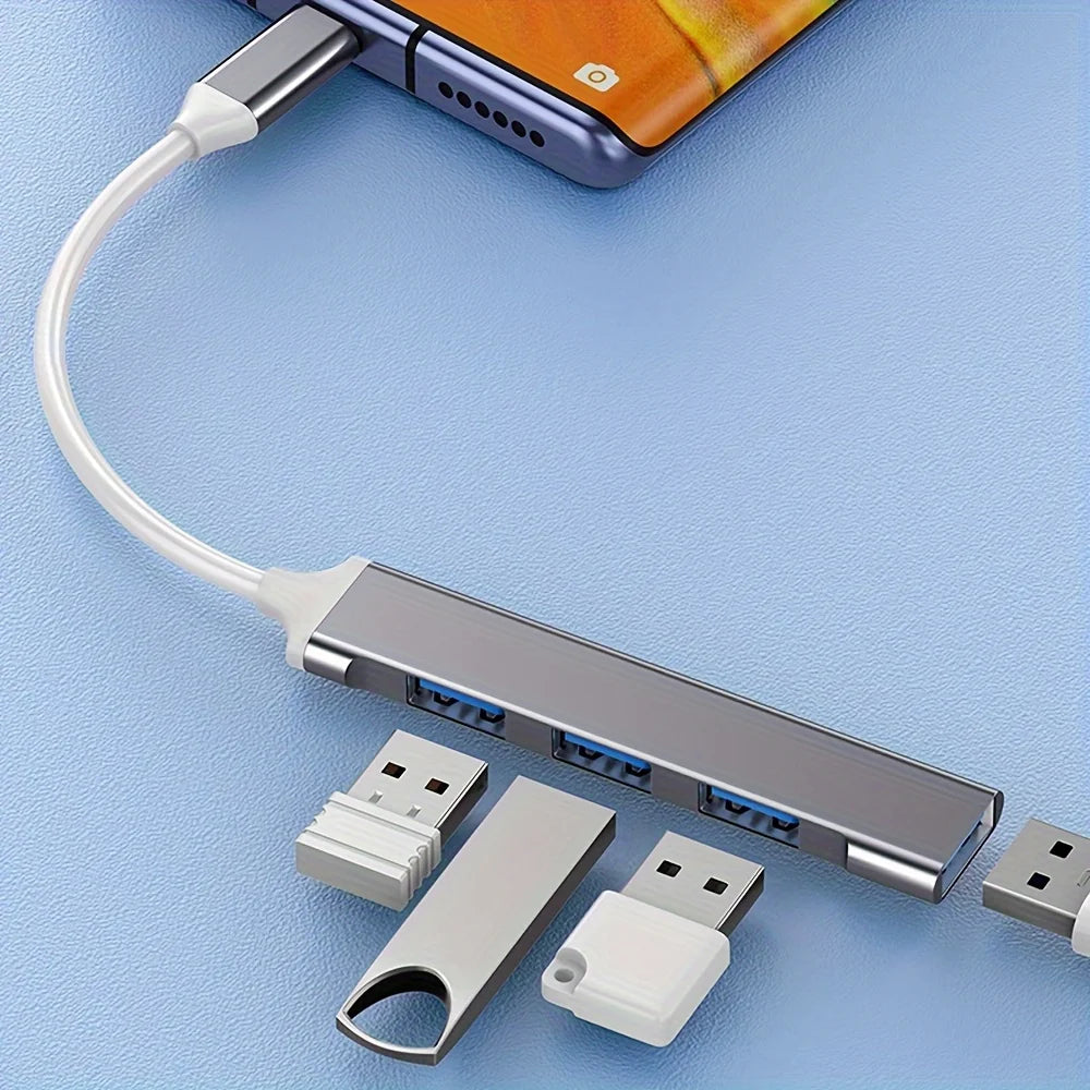 4-Port USB-C Hub 3.0/3.1 Adapter OTG