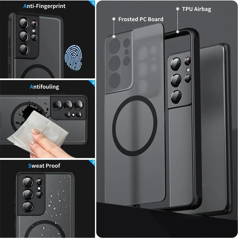 Magnetische Samsung Galaxy Hülle