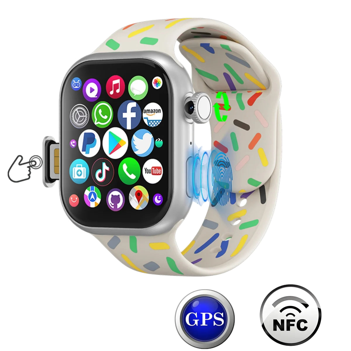 5G Smartwatch mit Kamera & AMOLED Display