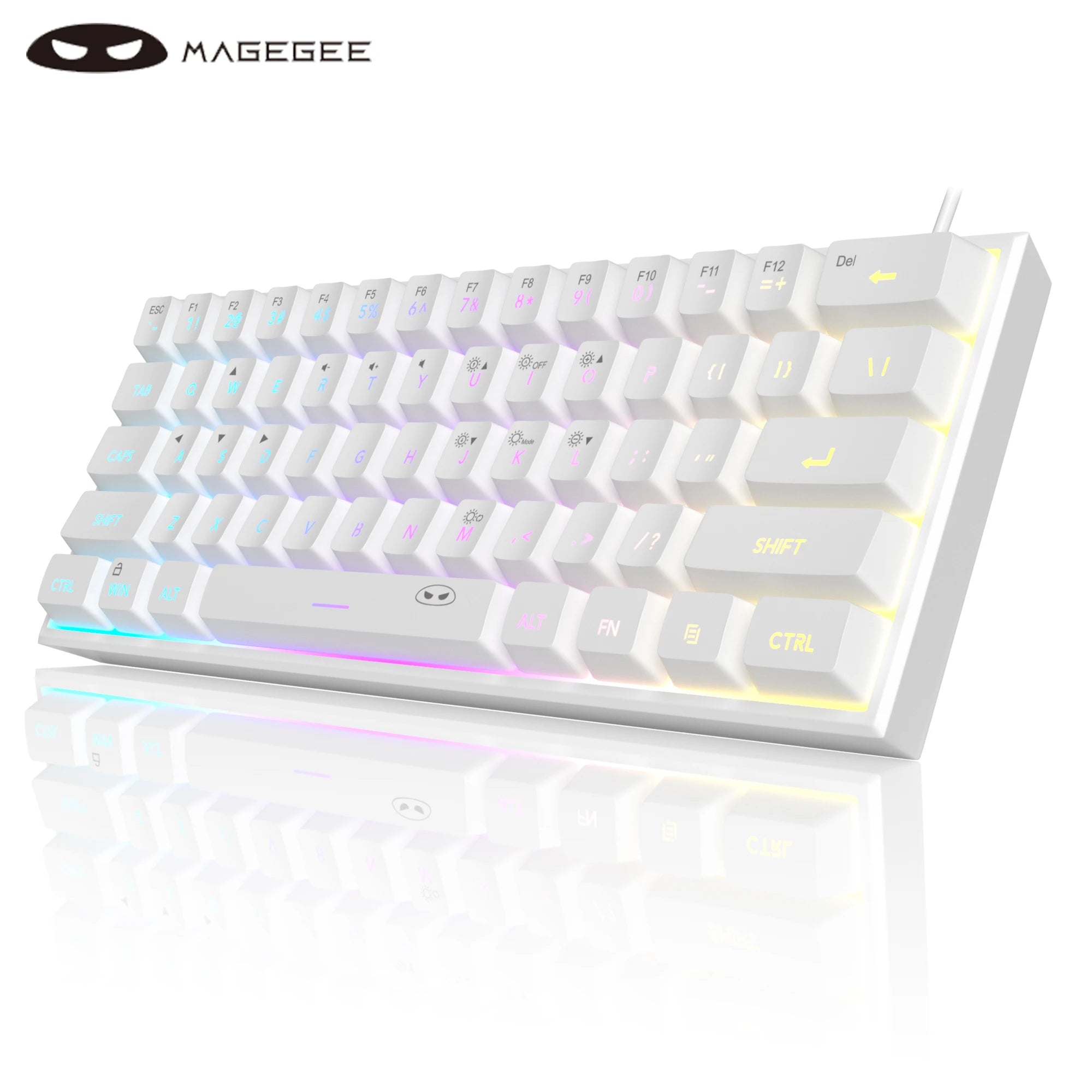 MageGee TS91 60 % Mini RGB Gaming-Tastatur