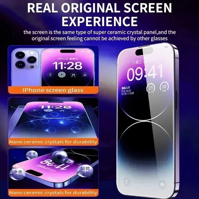 Glas-Displayschutz iPhone 1–3 Stück