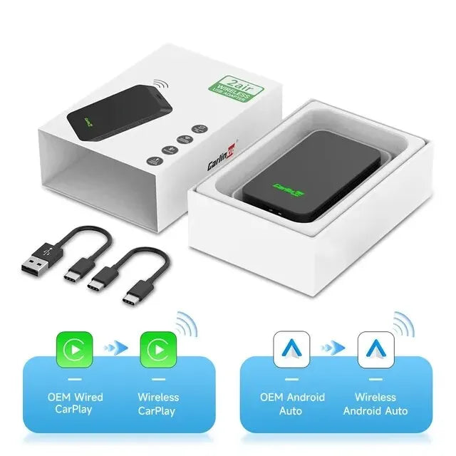CarlinKit 5.0 Kabelloser CarPlay Android Adapter
