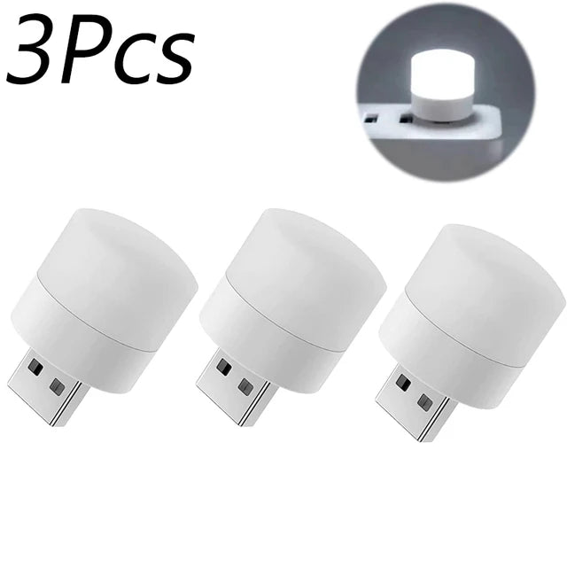 Mini USB LED Nachtlicht Warmweiß