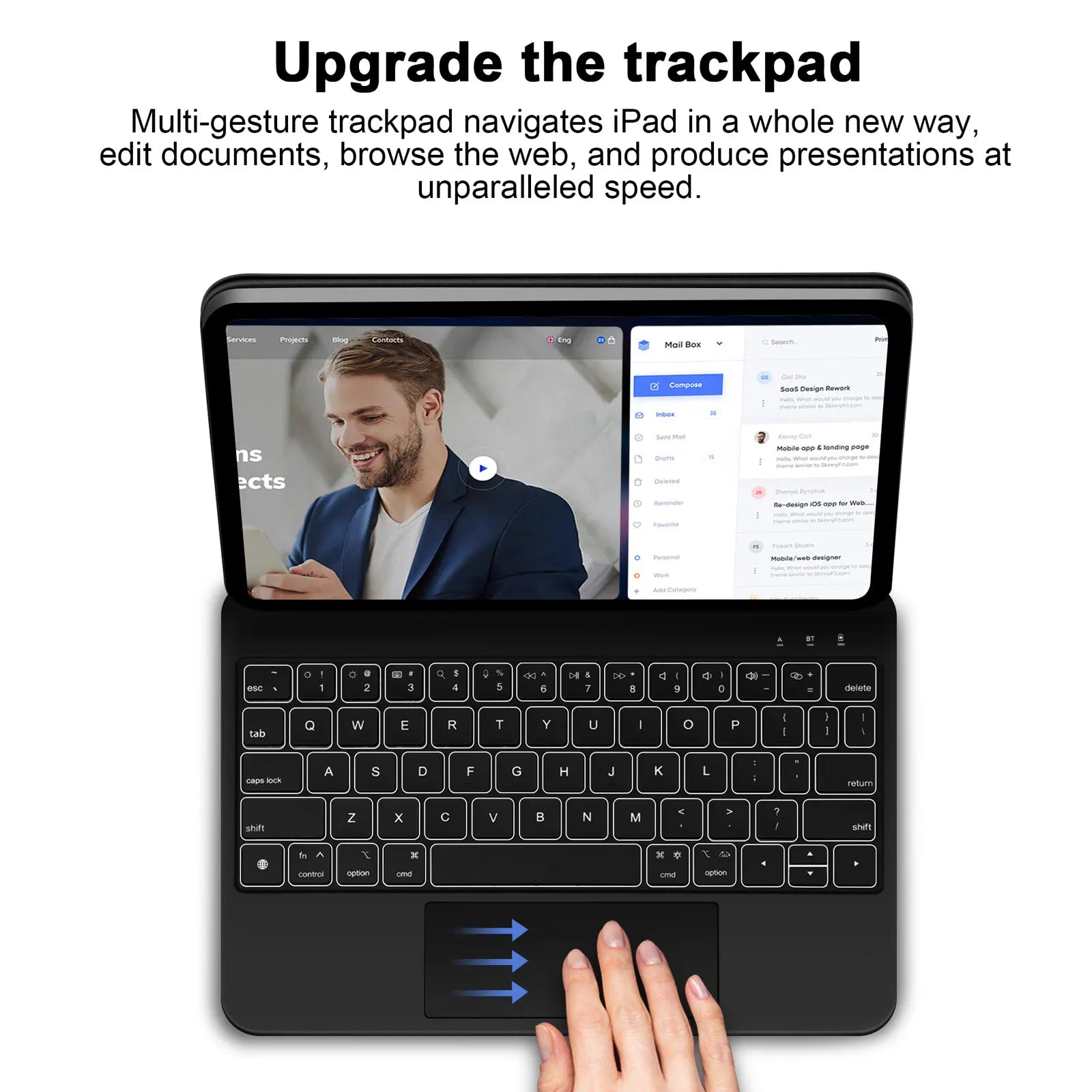 GOOJODOQ Magic Keyboard iPad Air 13"