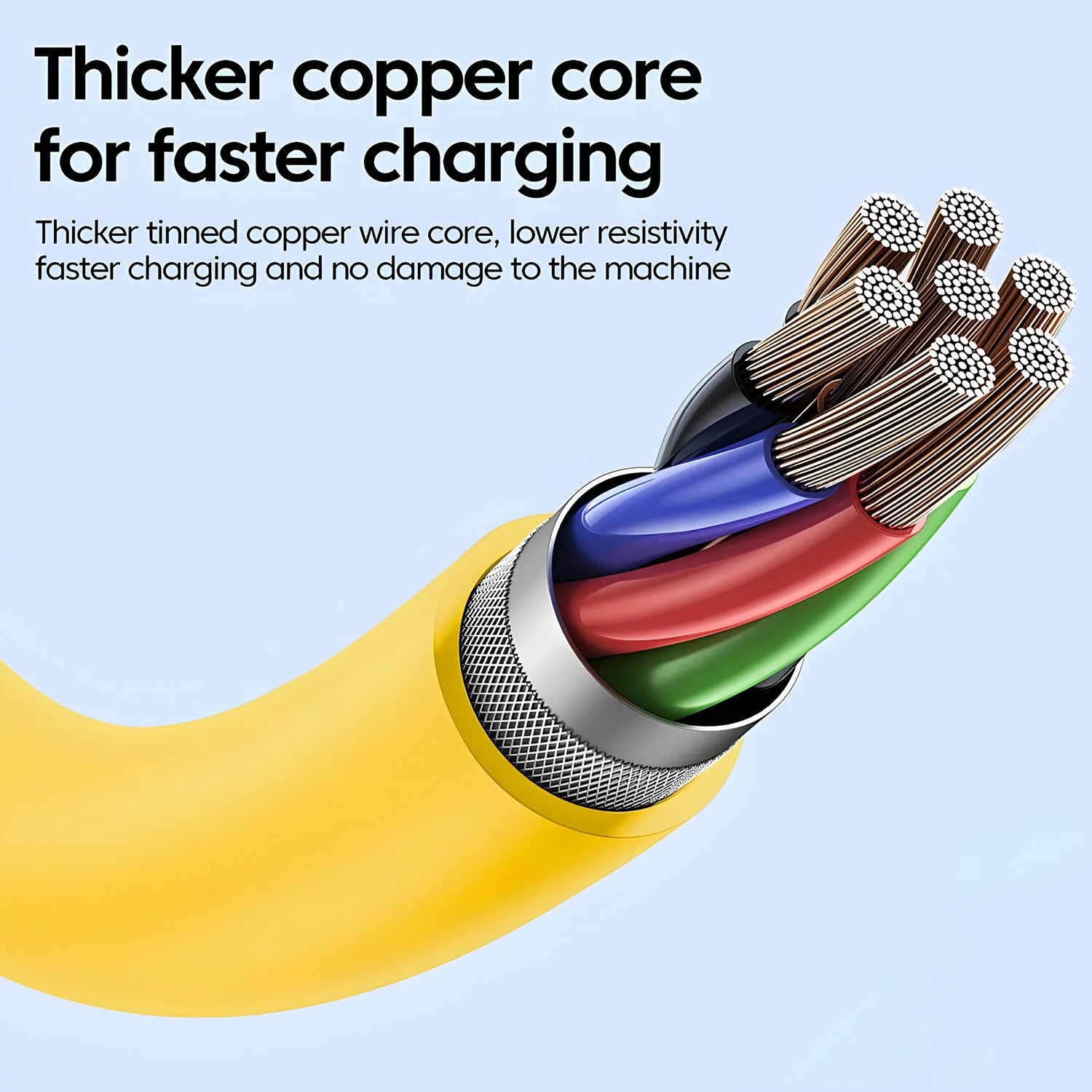 USB-C 4-in-1 65W Schnellladekabel Zink