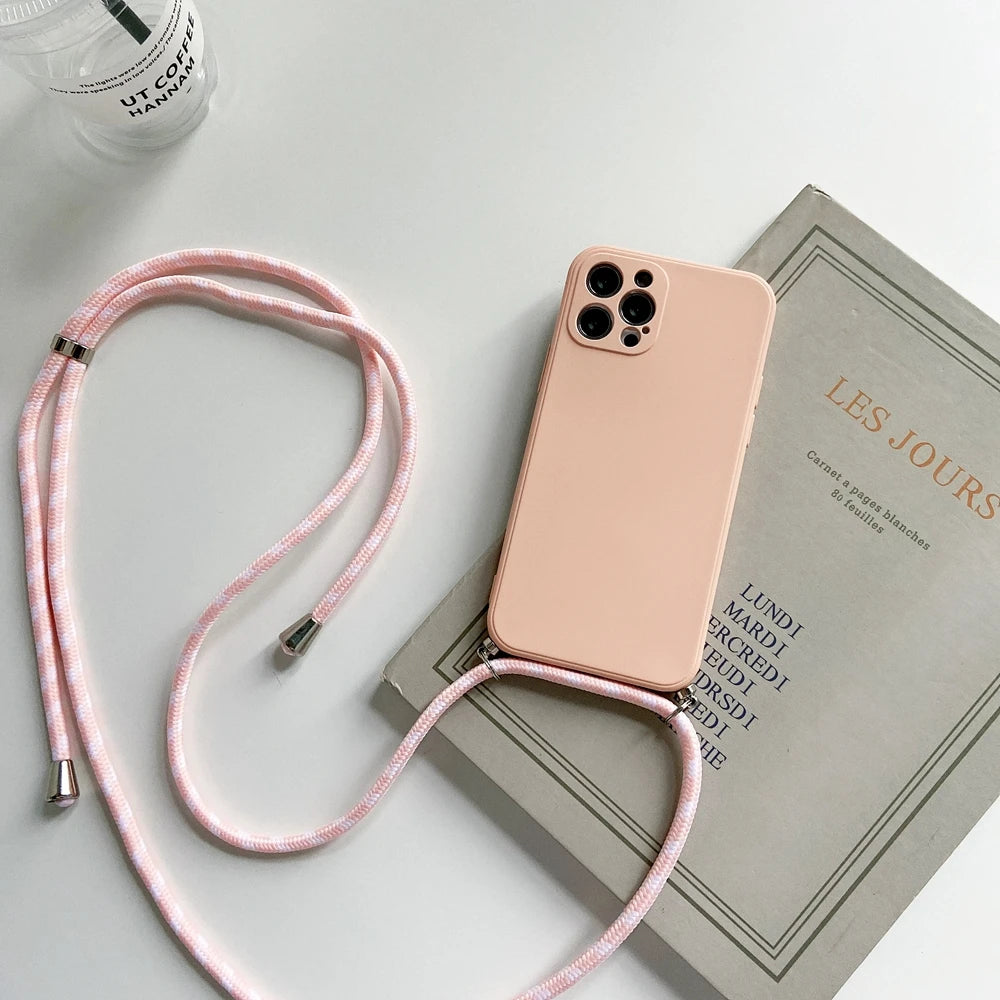 Verstellbare Handyhülle mit Lanyard für Galaxy A-Serie